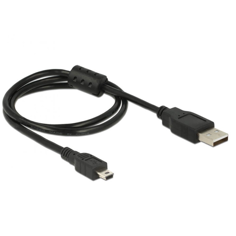Cablu USB 2.0 Tip A la Mini USB 5-pin T-T, 2m