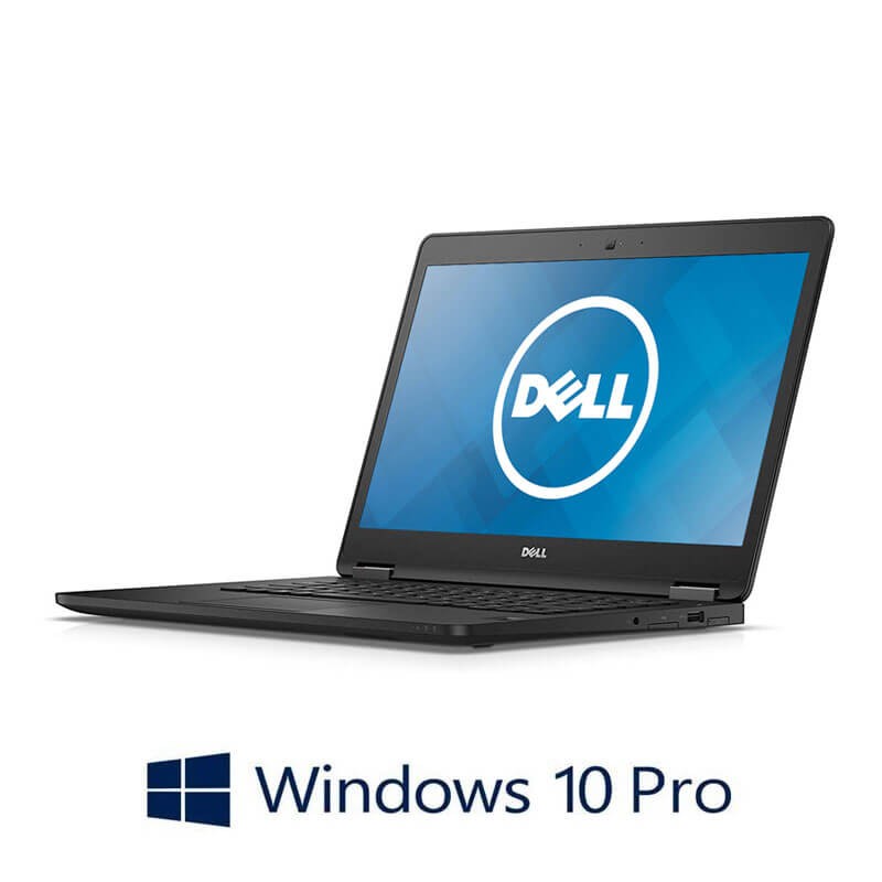 Laptop Dell Latitude E7470, i5-6200U, 128GB SSD, 14 inci FHD, Webcam, Win 10 Pro