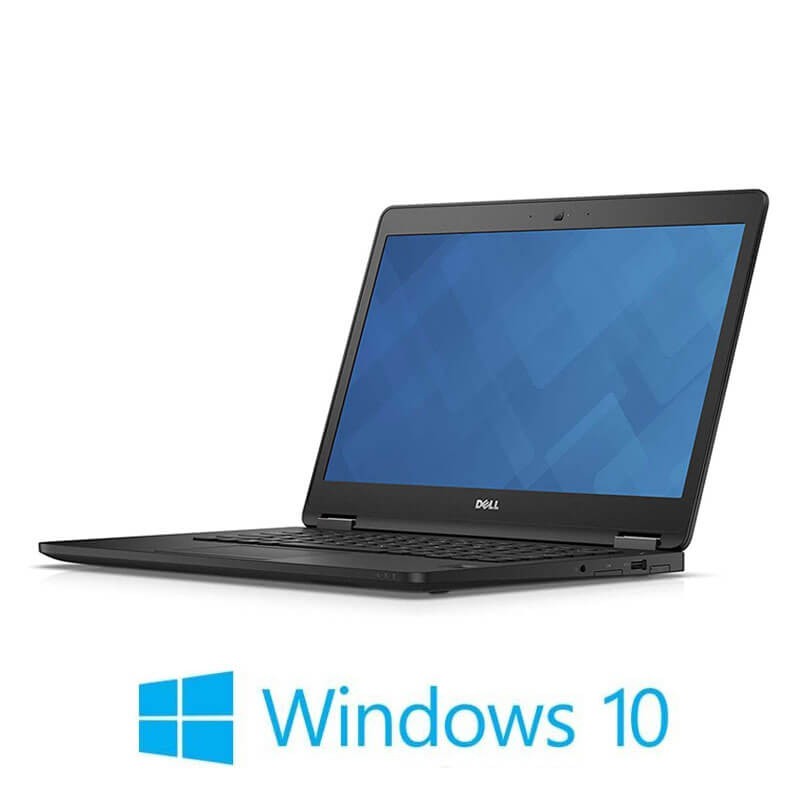 Laptop Dell Latitude E7470, i7-6600U, SSD, FHD, Webcam, Win 10 Home