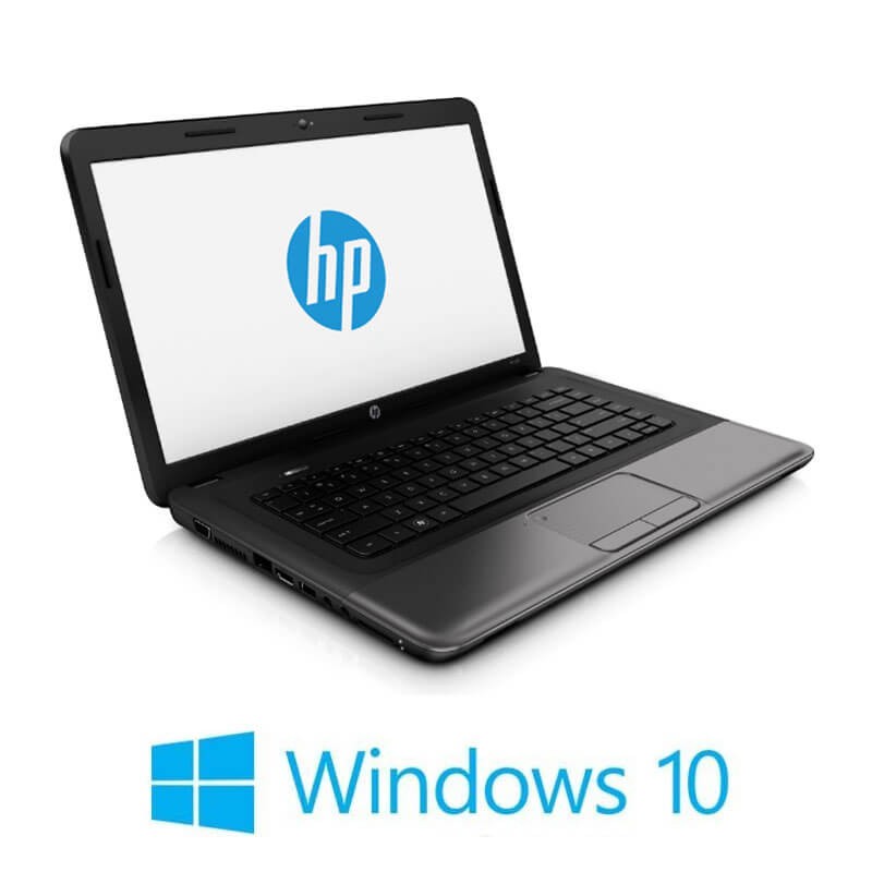 Laptop HP 650, Intel Dual Core B950, Display 15.6 inci, Webcam, Win 10 Home