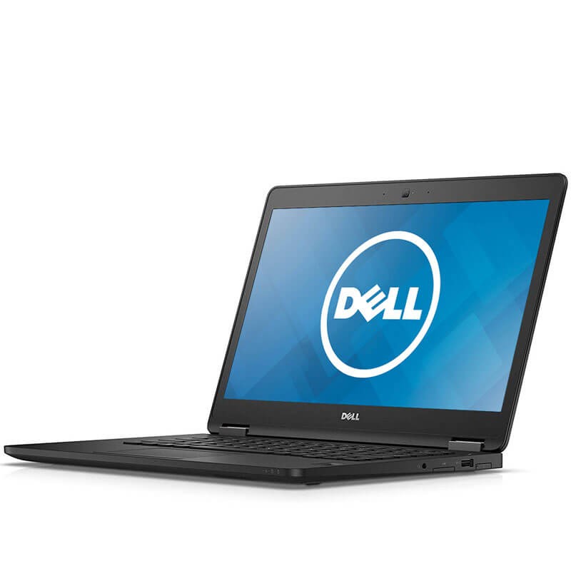 Laptop second hand Dell Latitude E7470, Intel i5-6200U, 128GB SSD, 14 inci Full HD, Webcam