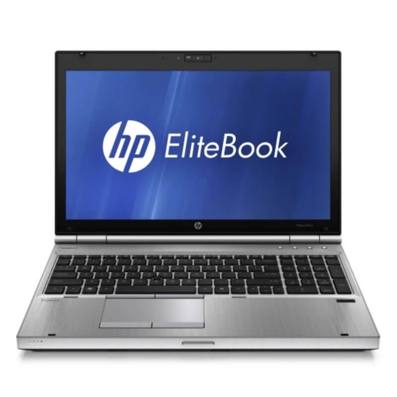 Laptop second hand HP EliteBook 8560p, Intel i5-2540M, 120GB SSD, 15.6 inci, Webcam