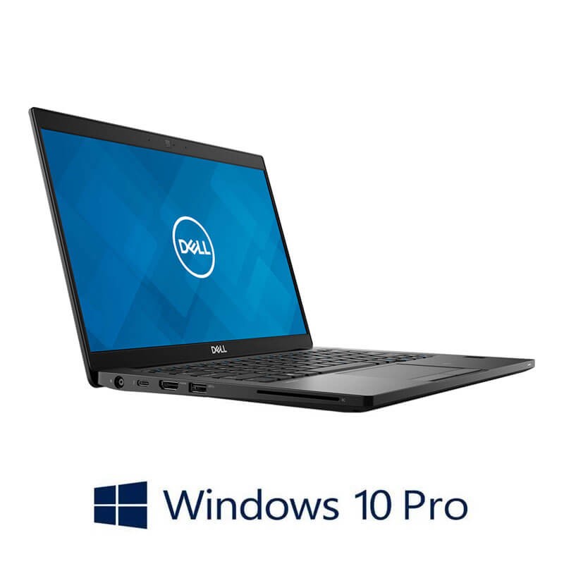 Laptopuri Dell Latitude 7390, Quad Core i5-8350U, 256GB SSD, FHD, Webcam, Win 10 Pro
