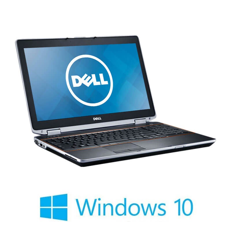 Laptopuri Dell Latitude E6520, Quad Core i7-2720QM, Full HD, Baterie Noua, Win 10 Home