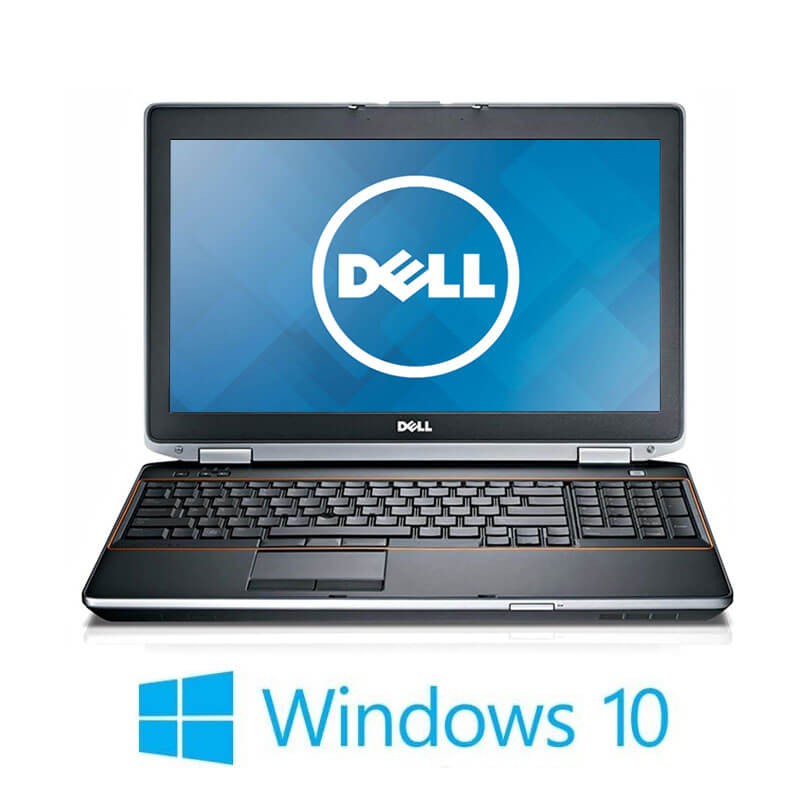 Laptopuri Dell Latitude E6520, Quad Core i7-2720QM, SSD, Full HD, Webcam, Win 10 Home