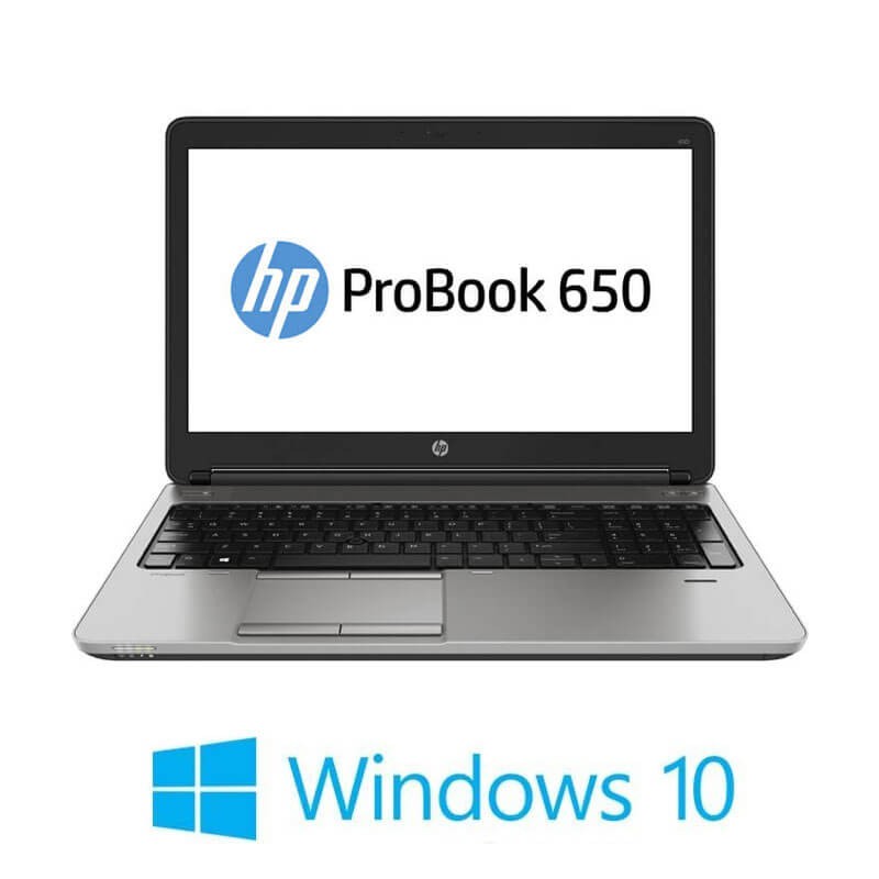 Laptopuri HP ProBook 650 G1, Intel Core i3-4000M, Win 10 Home