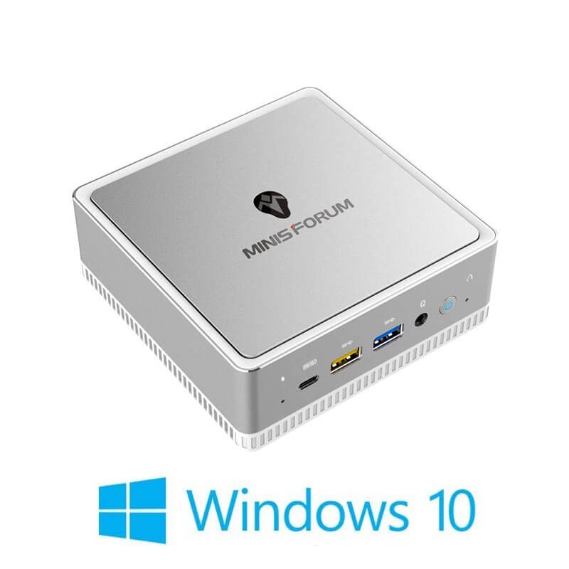 Mini Calculatoare NOU Open Box MINISFORUM NUC UM200, AMD 300U, 16GB, SSD, Win 10 Home