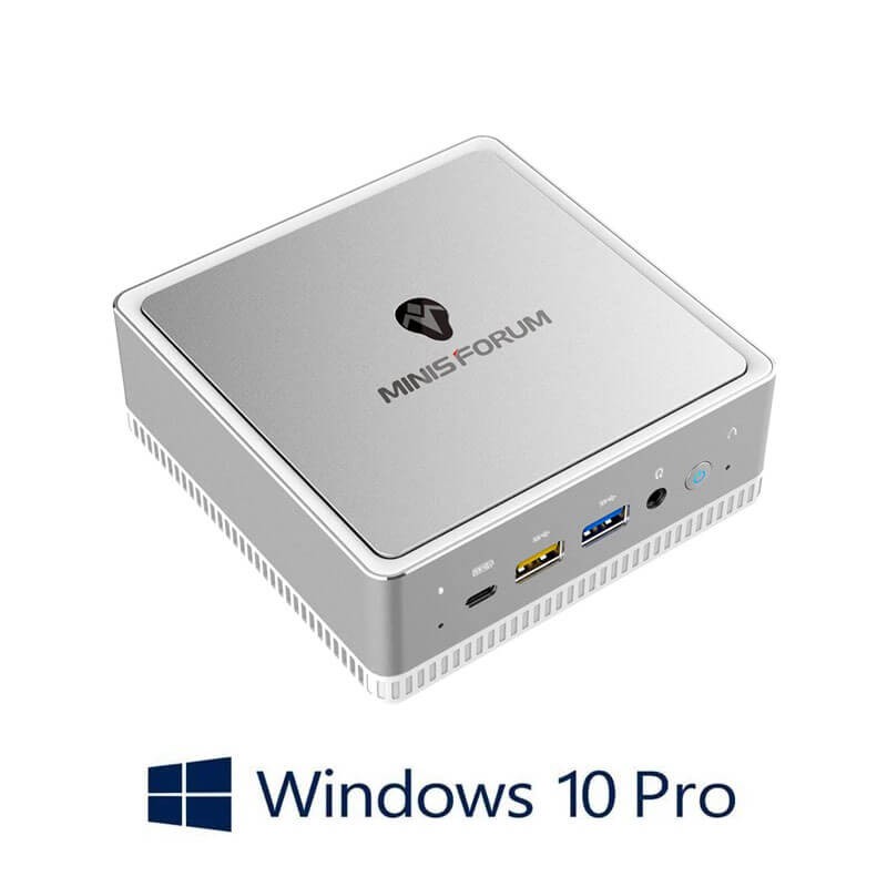 Mini Calculatoare NOU Open Box MINISFORUM NUC UM200, AMD 300U, 16GB, SSD, Win 10 Pro