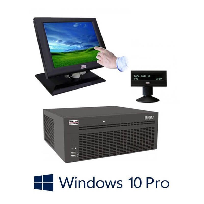 Sisteme POS Wincor Beetle M-II Plus G41, Touch BA73A-2, Display Client, Win 10 Pro